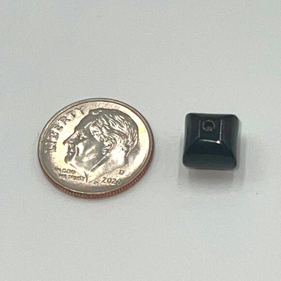 Smokey Quartz Pillow Bead 4 Items Brown Jewelry - Picture 2 of 3